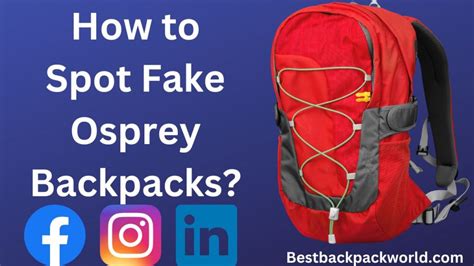 how to tell a fake osprey bag|osprey amazon.